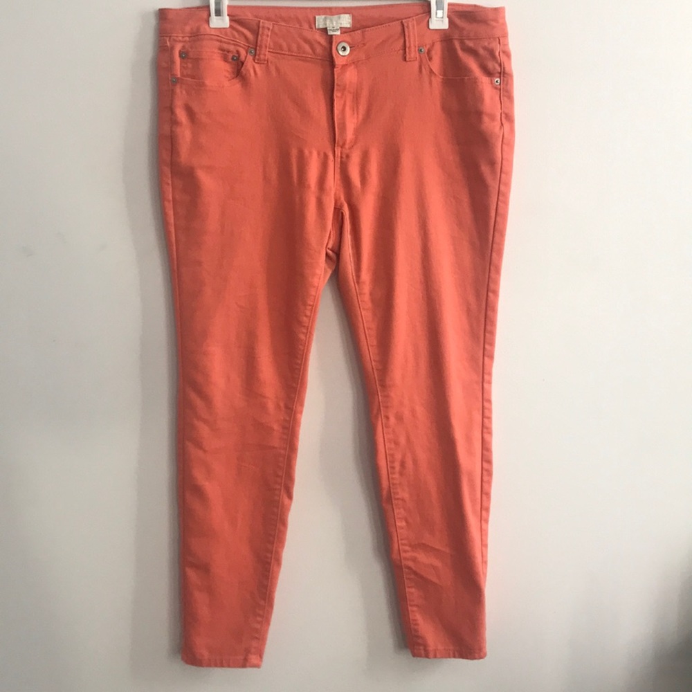 coral pants